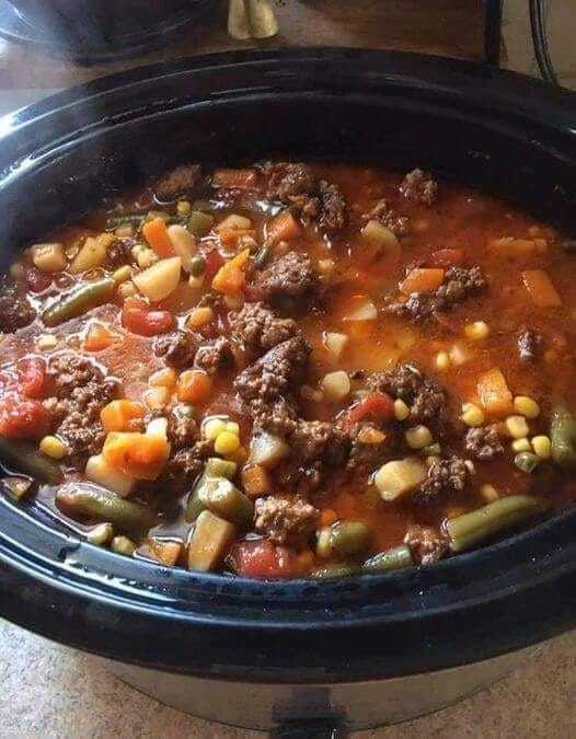 CROCKPOT COWBOY SOUP