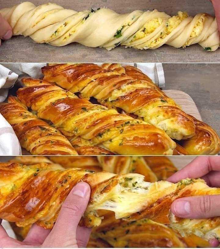 Cheese Twisted Bread