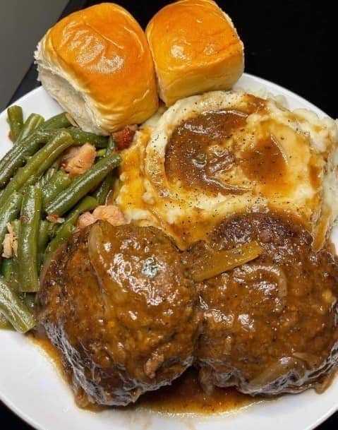 Salisbury Steak with Onion Gravy