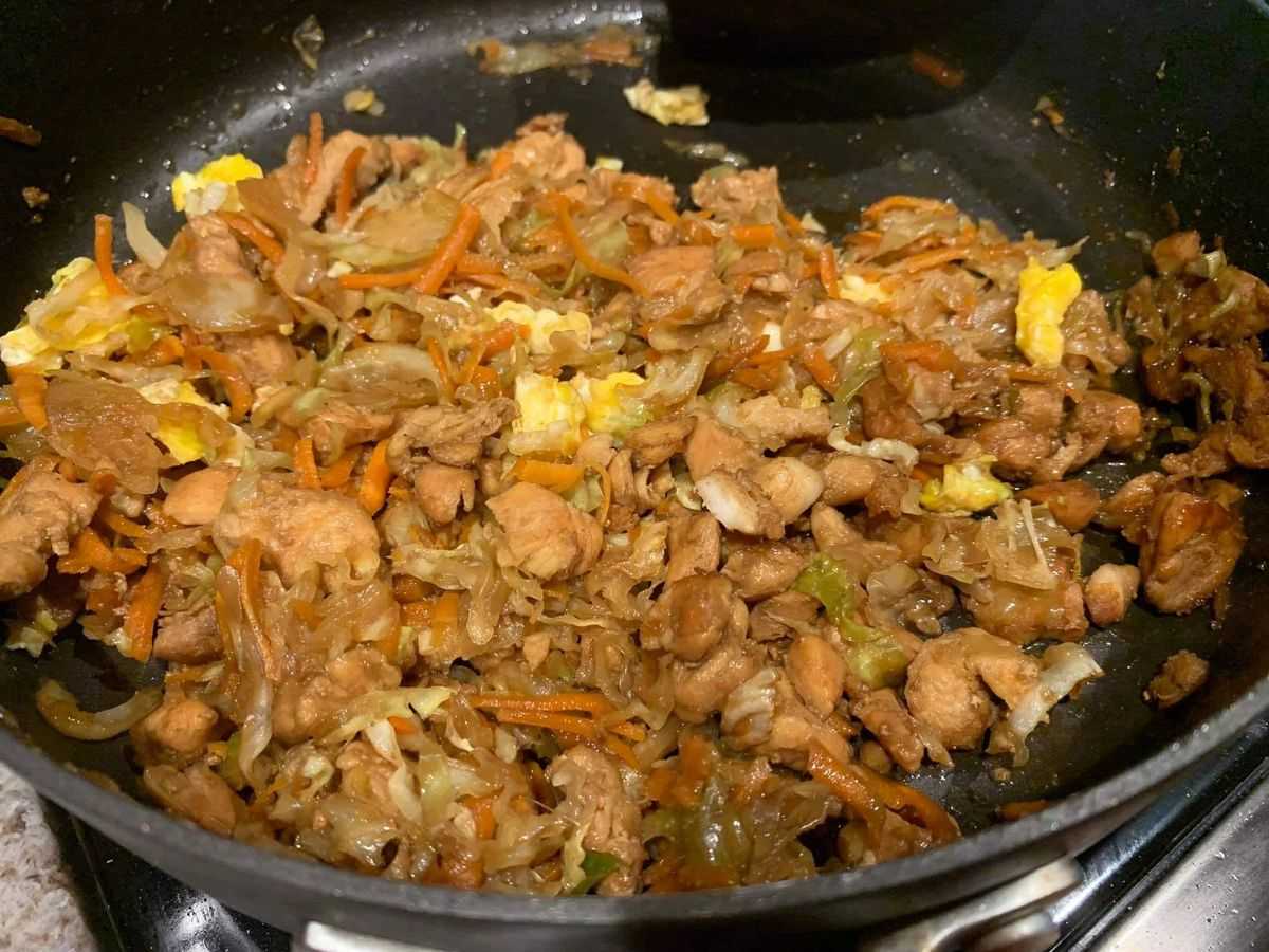 Egg rolls in a bowl