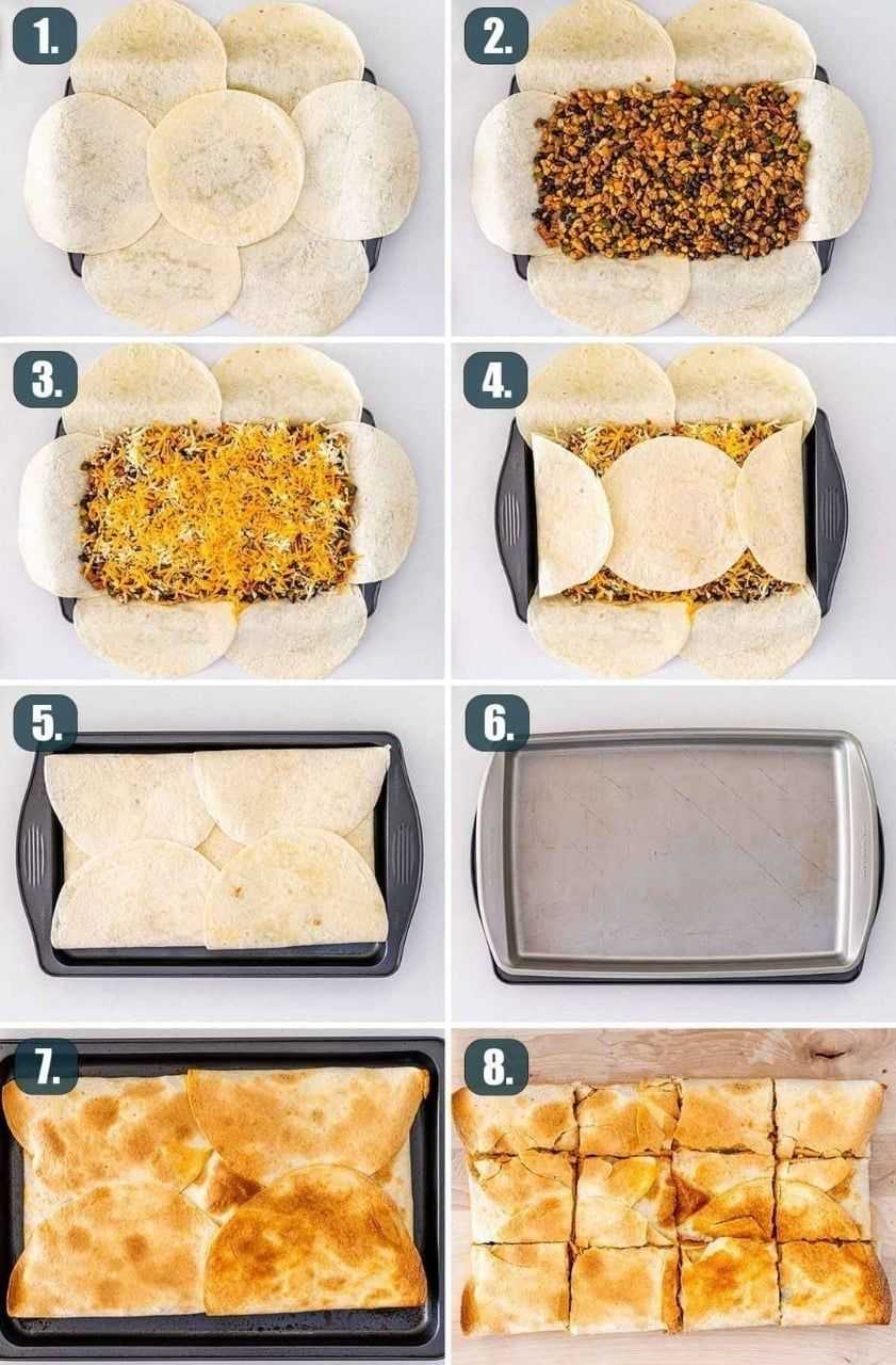 Sheet Pan Quesadillas