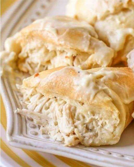 Chicken Stuffed Croissants