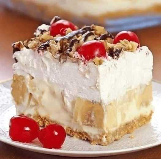 No Bake Banana Split Dessert