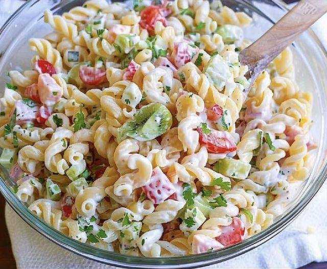 Layered Pasta Salad