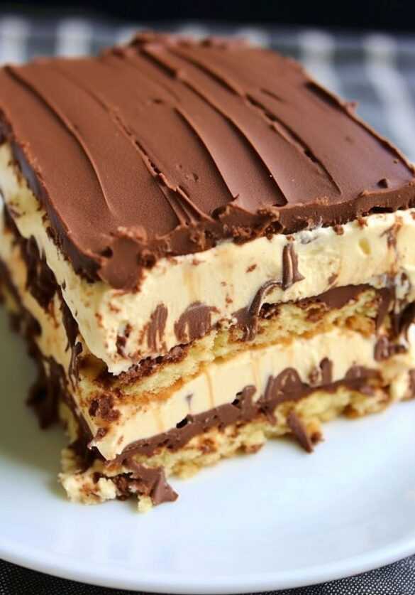 PEANUT BUTTER ECLAIR CAKE