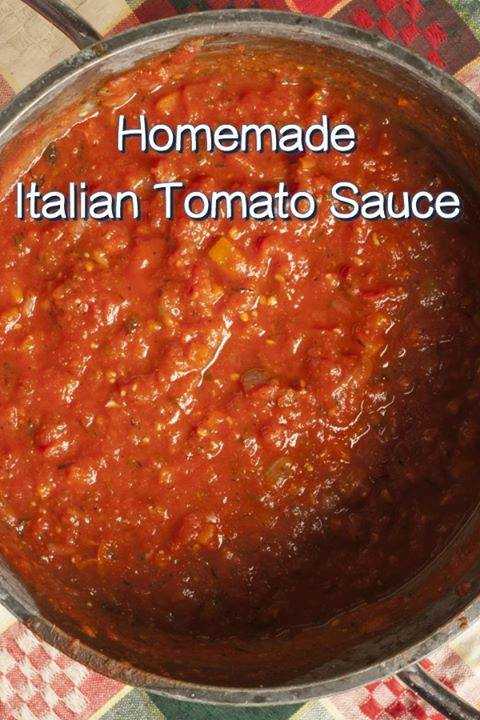 Homemade Italian Tomato Sauce