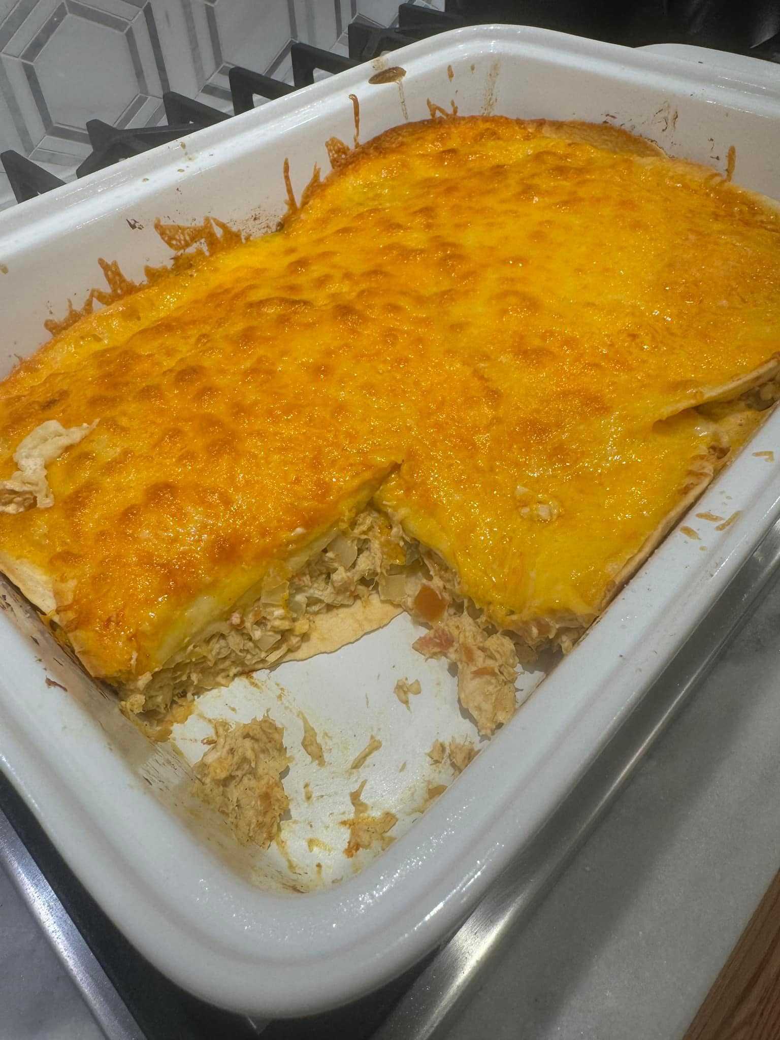 CHICKEN ENCHILADA CASSEROLE