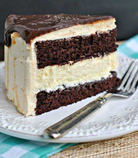 Salted Caramel Chocolate Cheesecake Cake