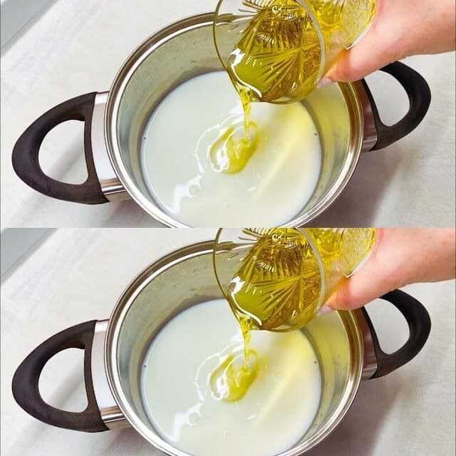 Miraculous Kitchen Tip: Mix Olive Oil with Milk!