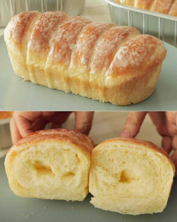 Fluffy condensed milk bread