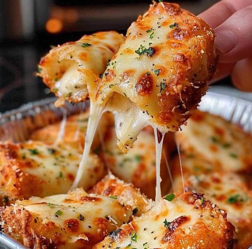 Cheesy Parmesan Mozzarella Bites