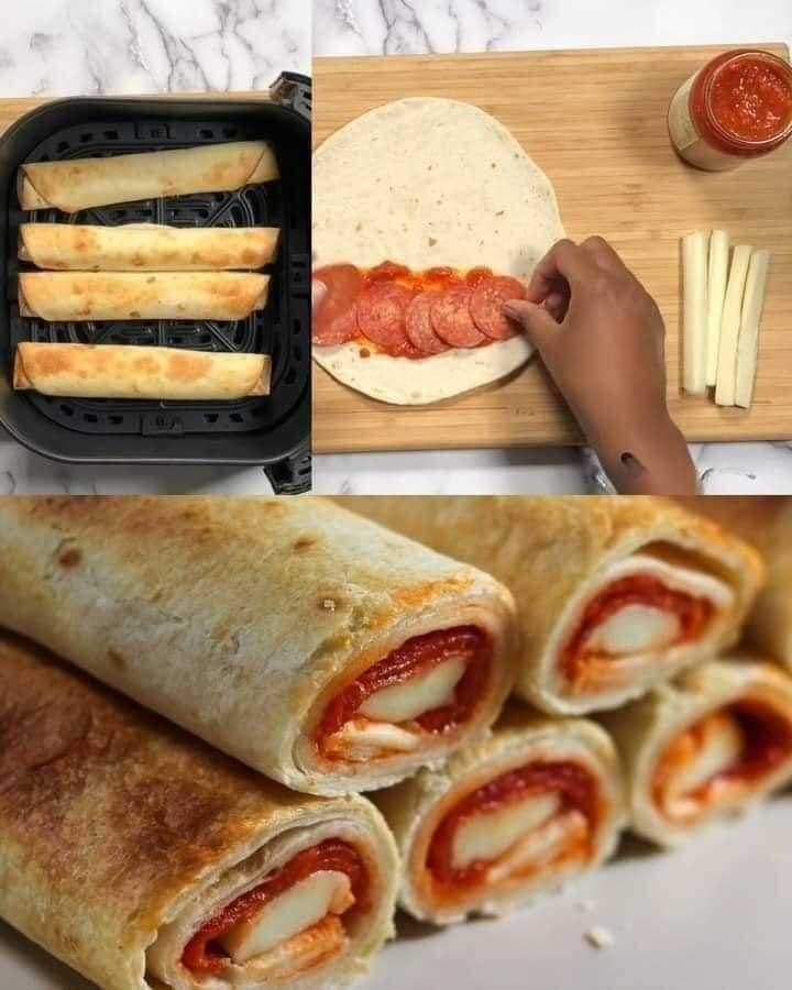 Air Fryer Pizza Roll Ups