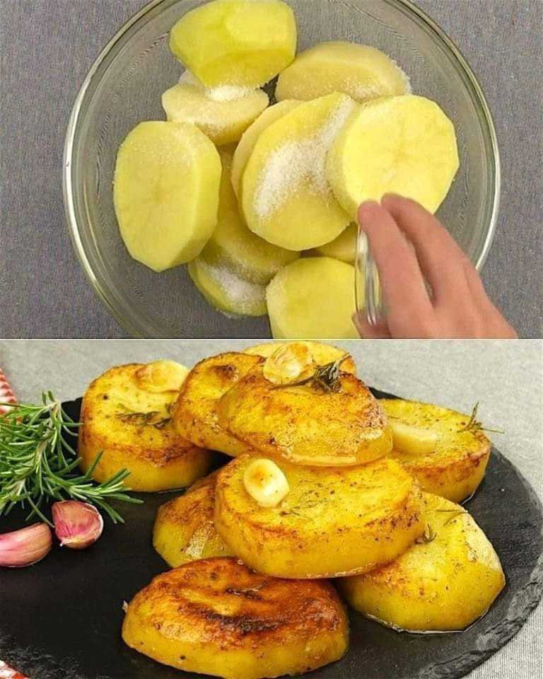 Roasted Potato Slices