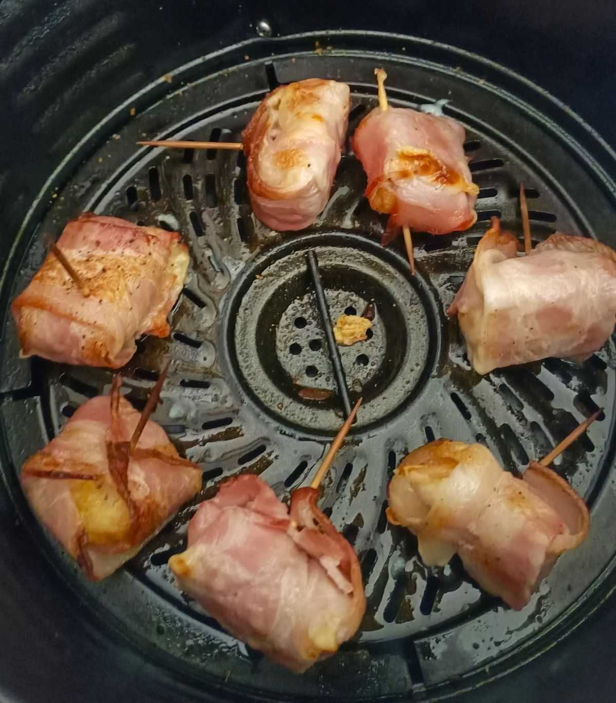 Air Fryer Bacon Wrapped Tater Tots