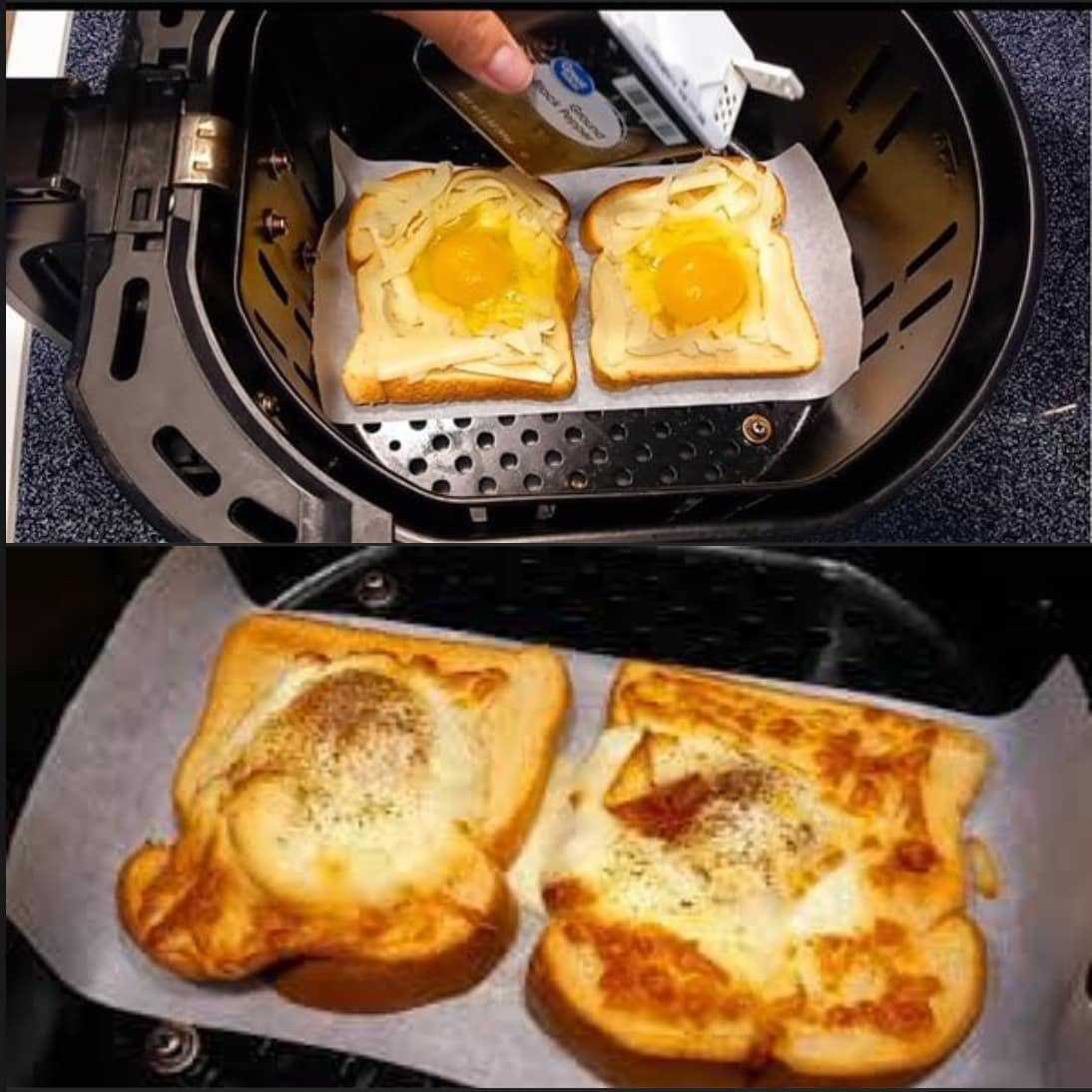 Air Fryer Egg Toast