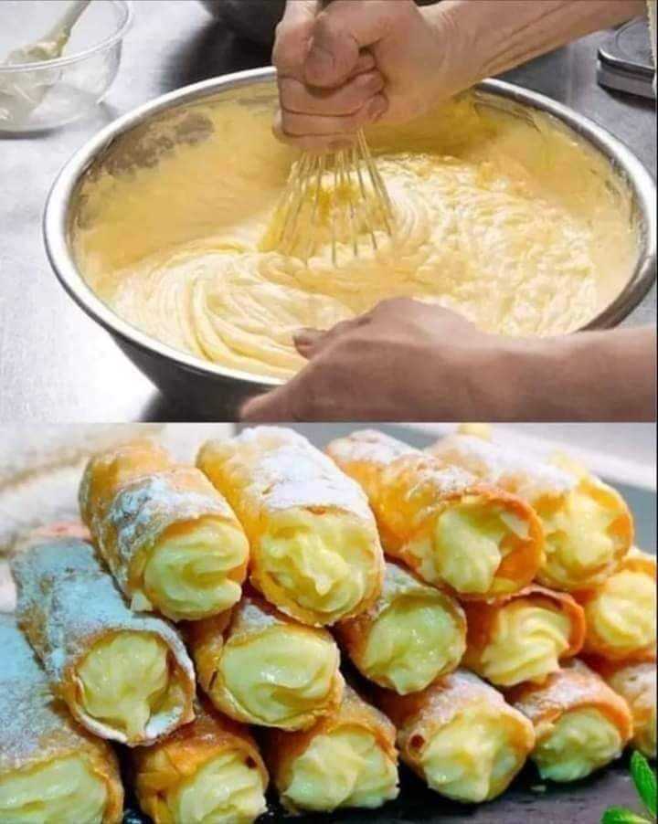 Custard-Filled Pastries Recipe