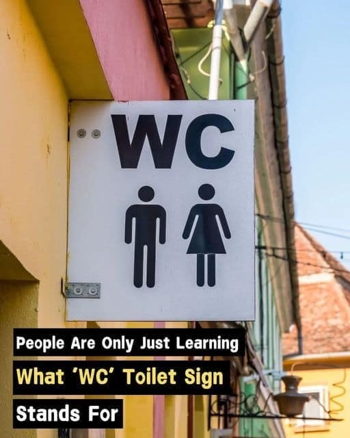 People Are Just Now Discovering the Real Meaning Behind the “WC” Sign of a Recipe