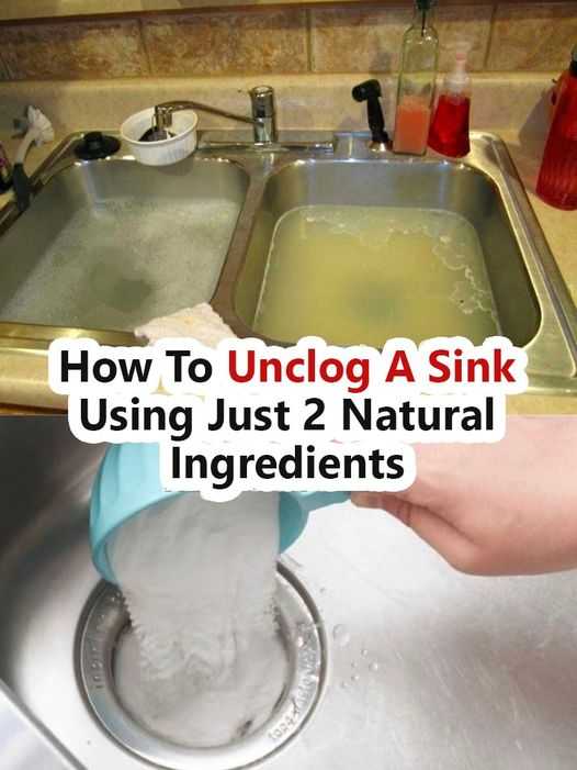 How to Unclog a Sink Using Just 2 Natural Ingredients