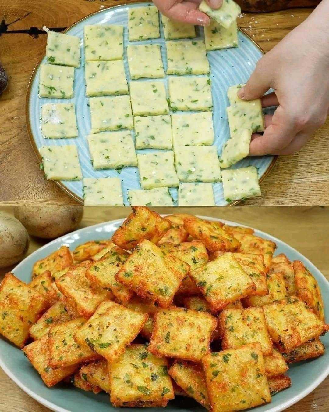 Herb-Infused Fried Potato Bites