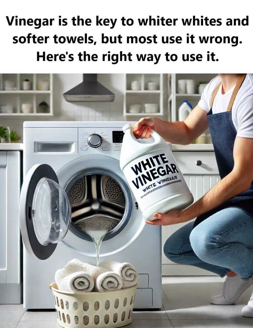 The Key to Whiter Whites and Softer Towels: How Vinegar Can Transform Your Laundry