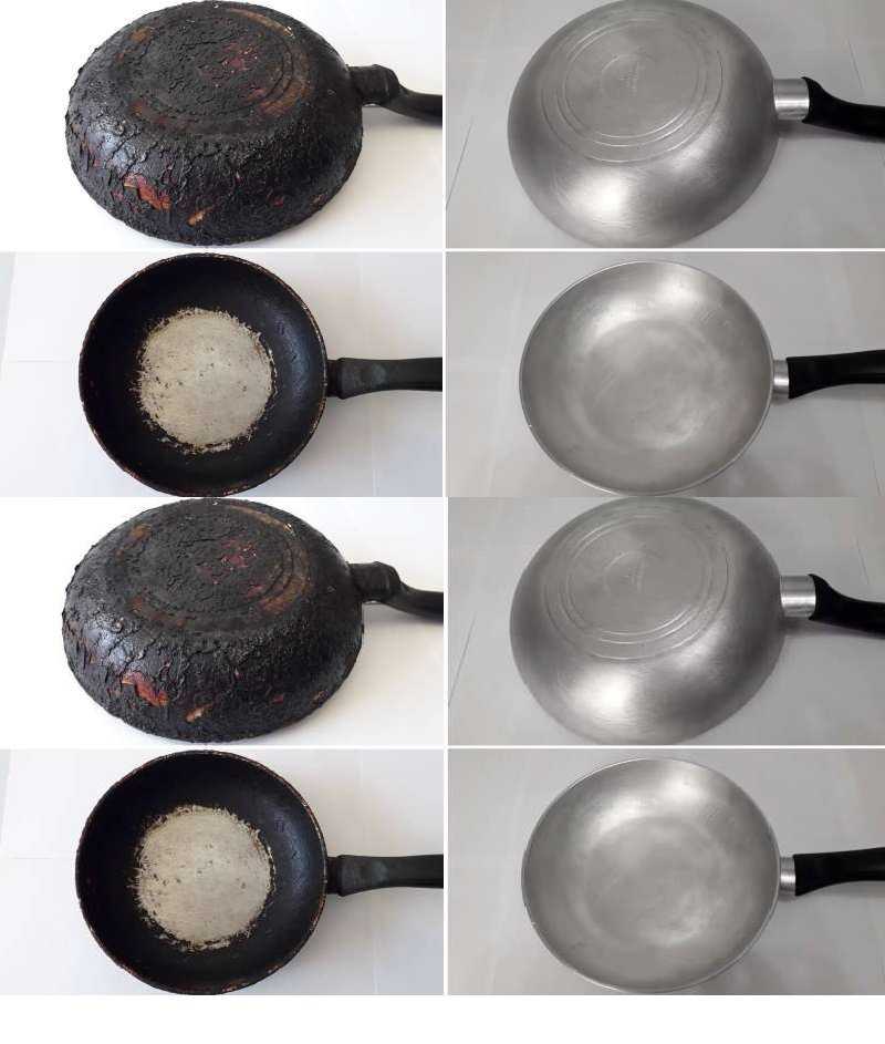 Remove that nasty old grease stuck to your pots with this effective trick