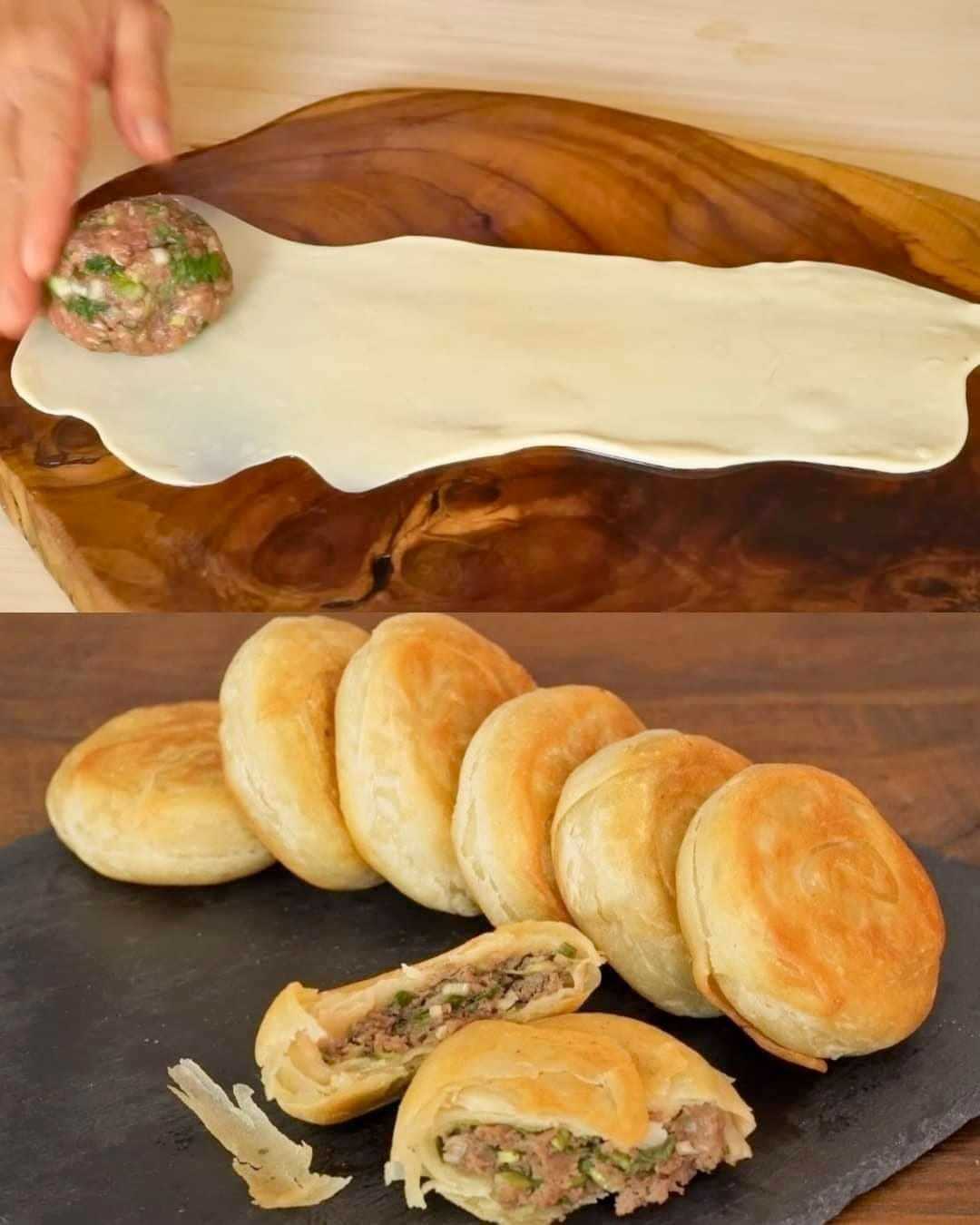 Chinese Beef Puff Pastry Pies