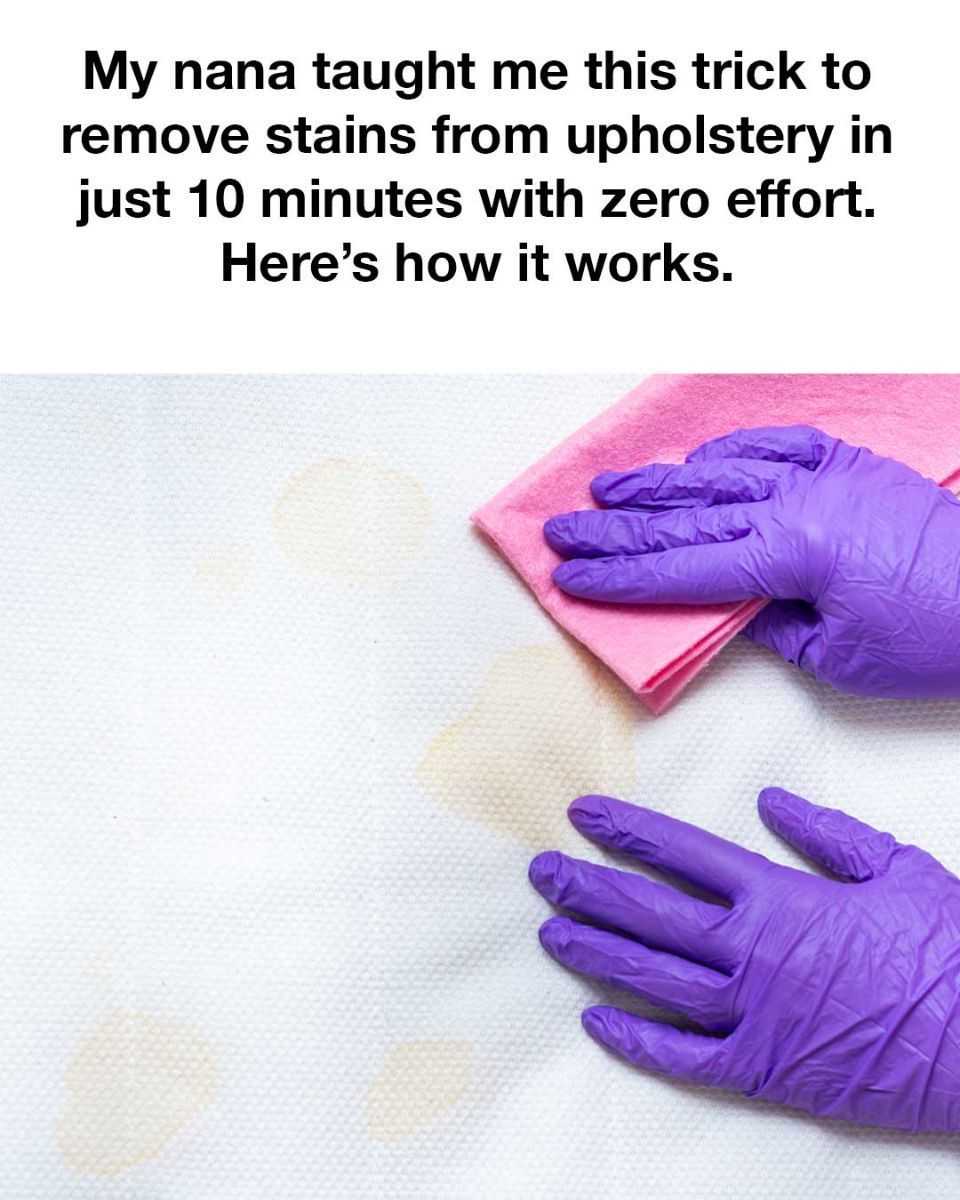 The Trick to Remove Stains from Upholstery in Just 10 Minutes