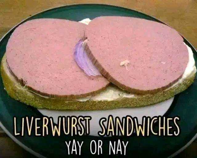 Simple recipe for making a classic liverwurst sandwich