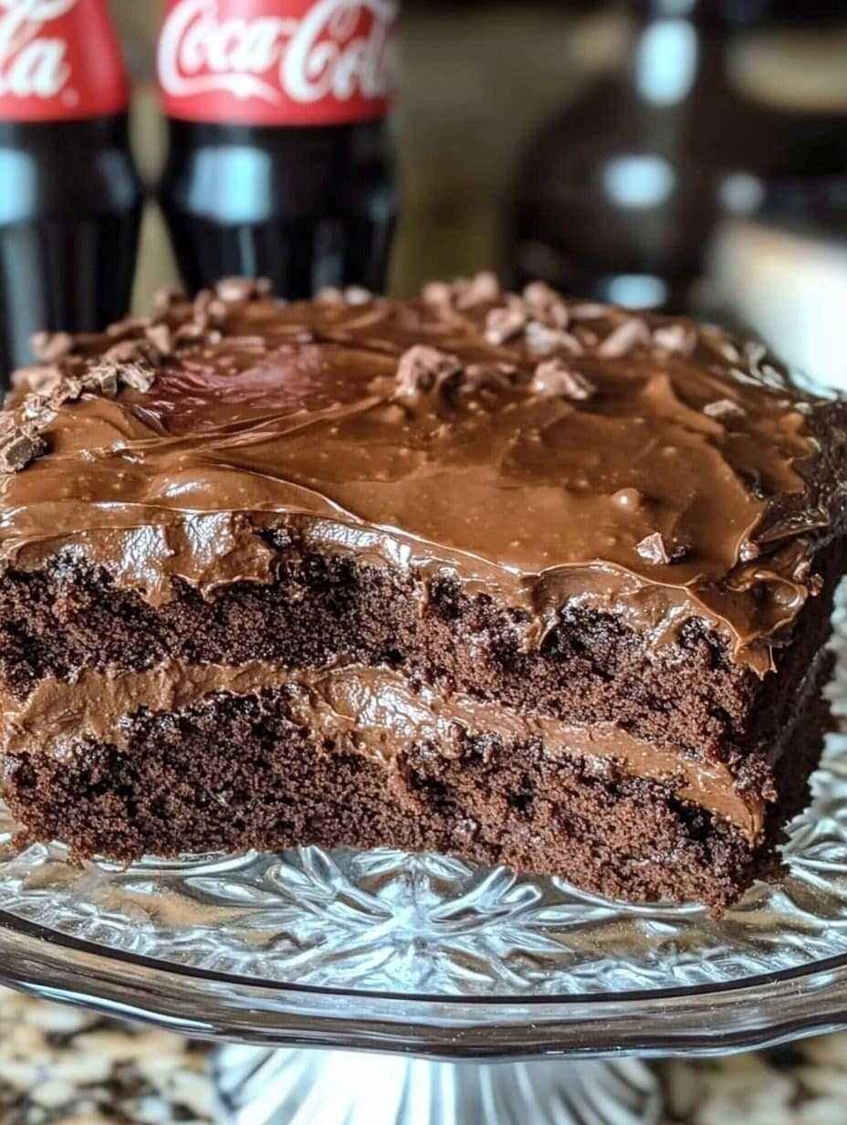 Double Chocolate Coca Cola Cake