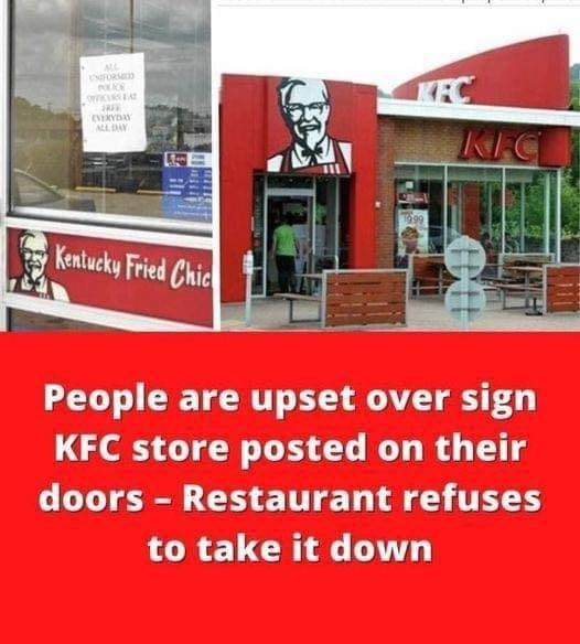 Controversy Erupts Over KFC Sign: Restaurant Stands Firm on Decision Not to Remove It