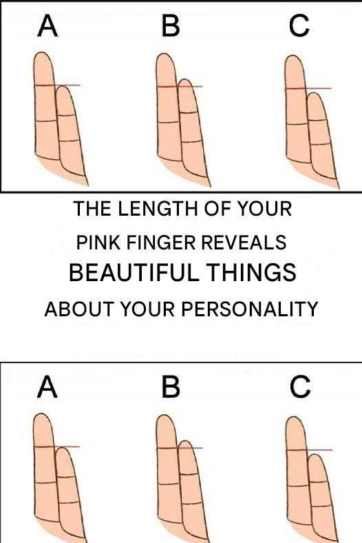 The length of your pinky finger reveals great things about your personality.