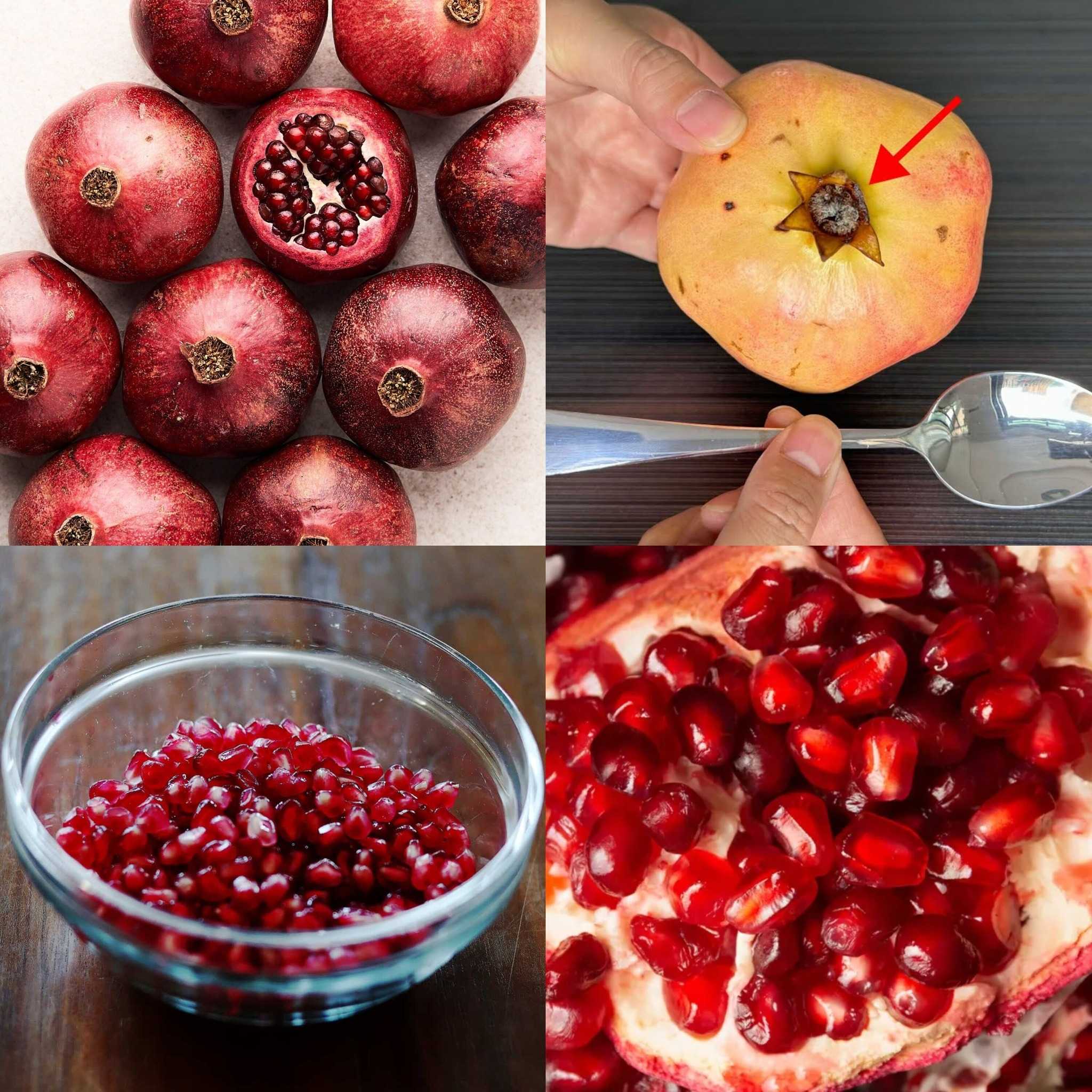 New Pomegranate Peeling Method: Clean and Easy – Get a Whole Bowl in 2 Minutes!