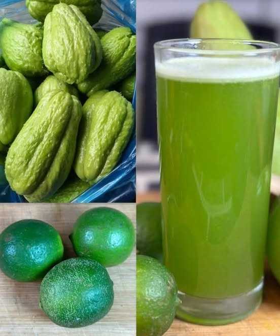 Benefits of Chayote and Lemon