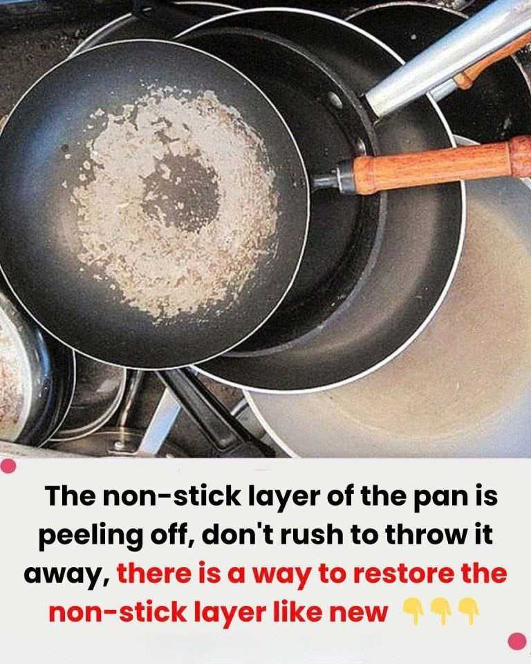 The non stick layer of the pan is peeling off don’t rush to throw it away there is away to restore