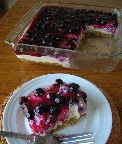 Fresh Blueberry Cheesecake