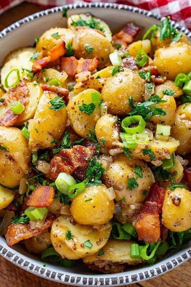 warm potato salad