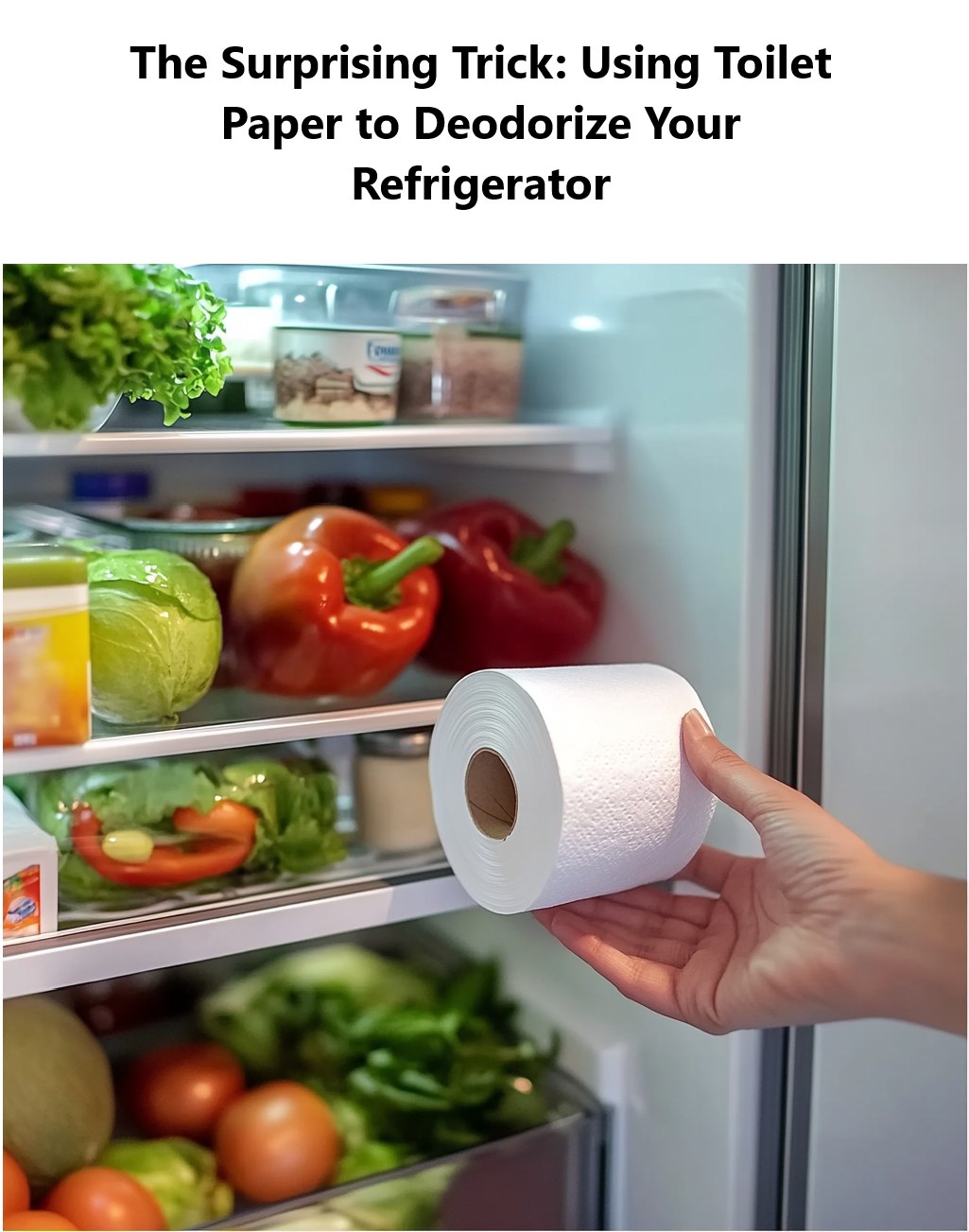 The Surprising Trick: Using Toilet Paper to Deodorize Your Refrigerator