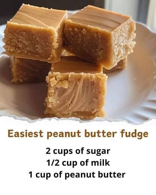  Easiest Peanut Butter Fudge! 