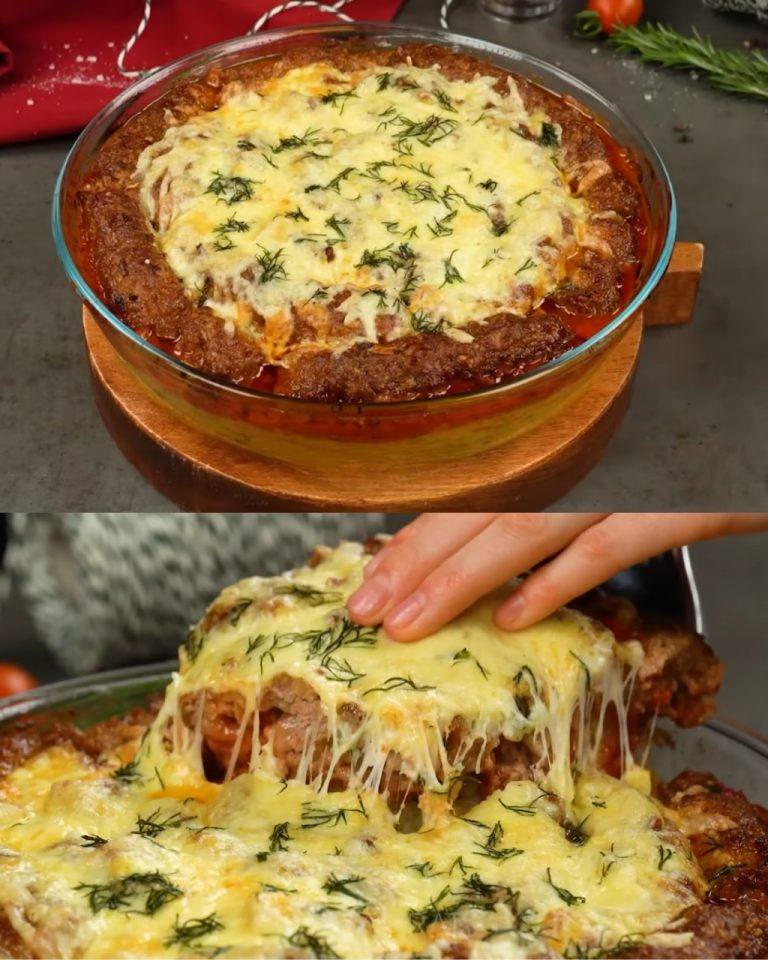 Family-Favorite Baked Potato and Meat Casserole