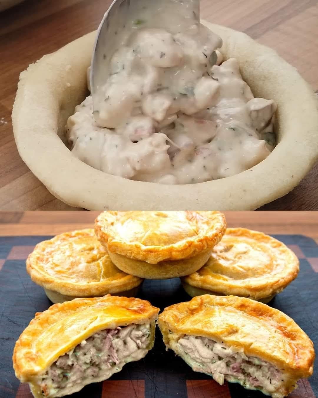 Hearty Chicken and Ham Pie with Hot Water Crust Pastry