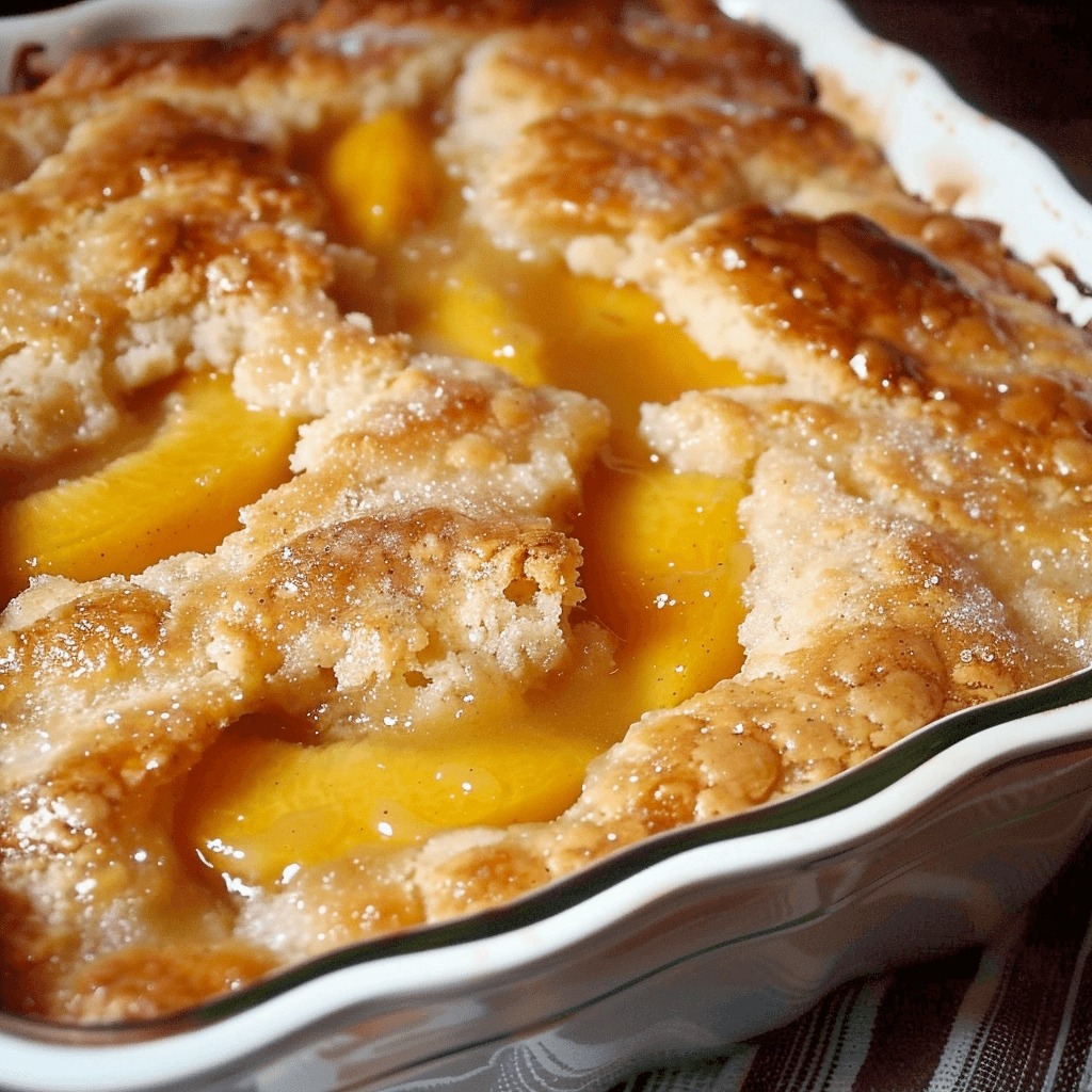 Grandma’s Peach Cobbler Pie