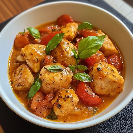 Recipe of the day: Creamy chicken with cherry tomatoes