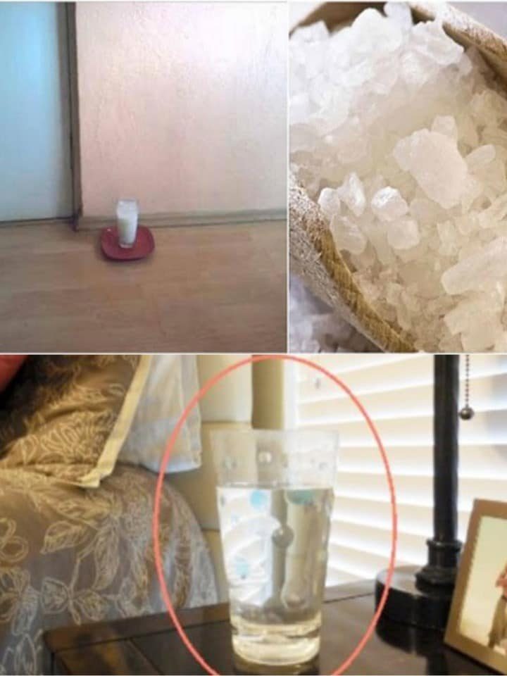 Leave a Glass of Water With Salt And Vinegar In Your Home And See The Changes In 24 Hours!