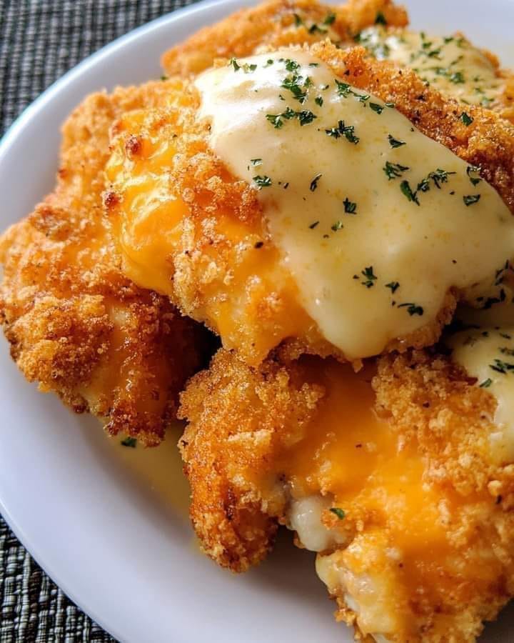 Best Crispy Cheddar Chicken