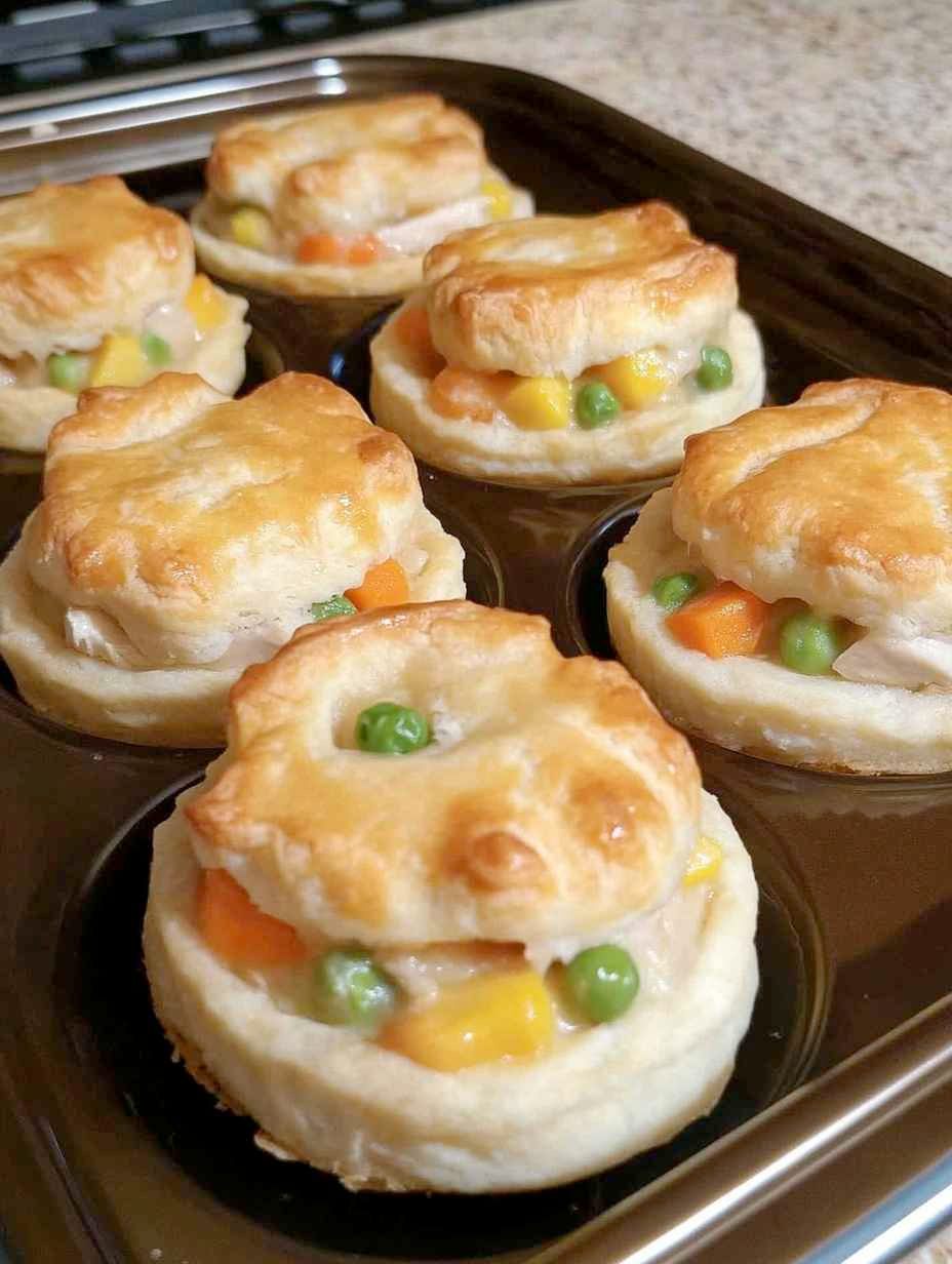 Mini chicken pot pies