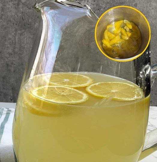 Recipe for the perfect lemonade, it contains no sugar!