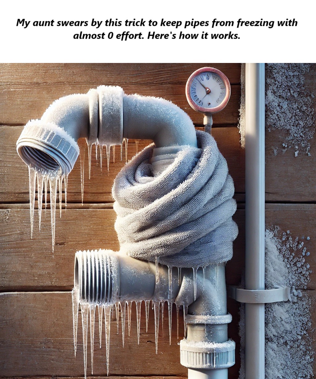 How to Prevent Your Pipes from Freezing This Winter with Almost Zero Effort