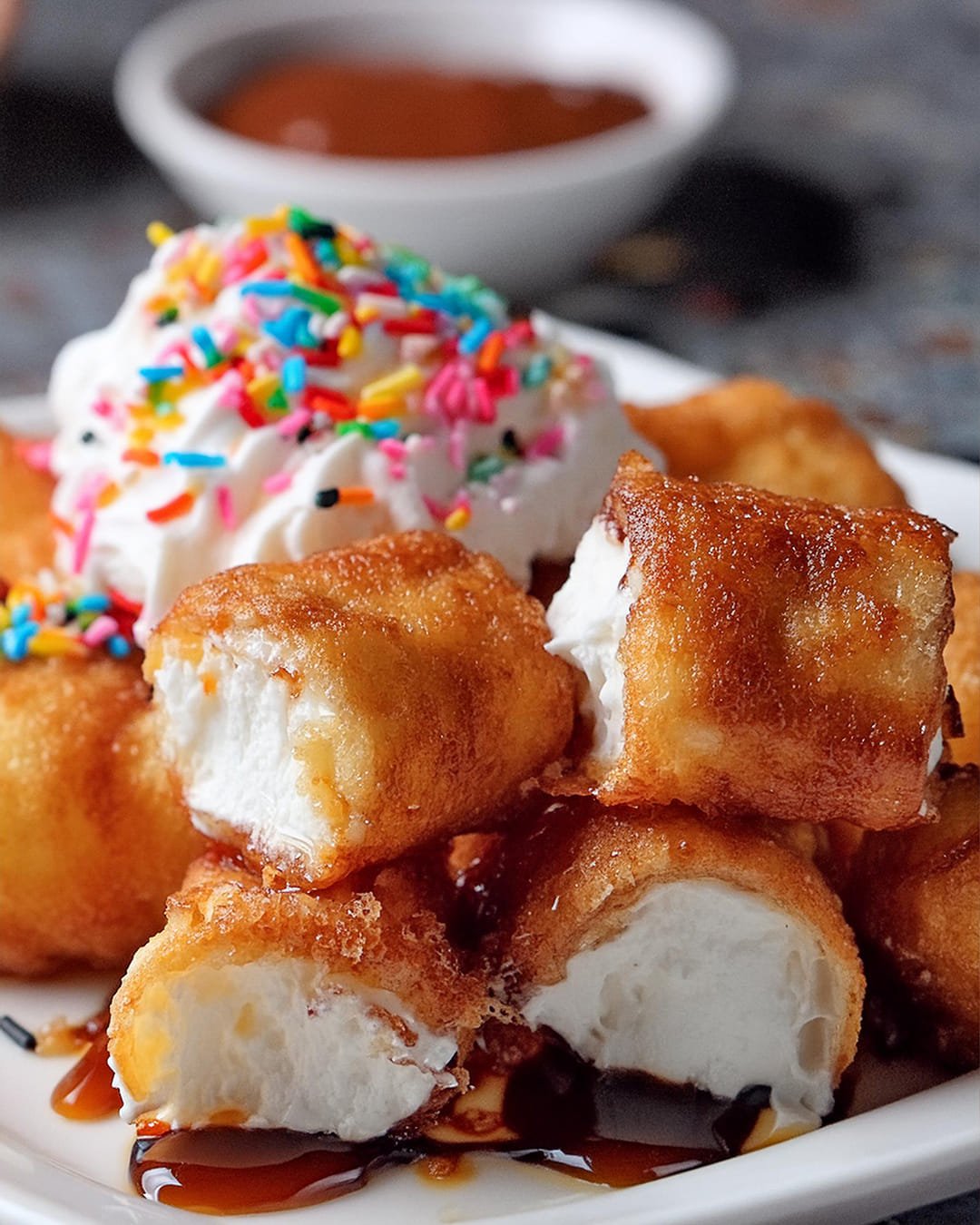 Crispy Deep-Fried Marshmallows