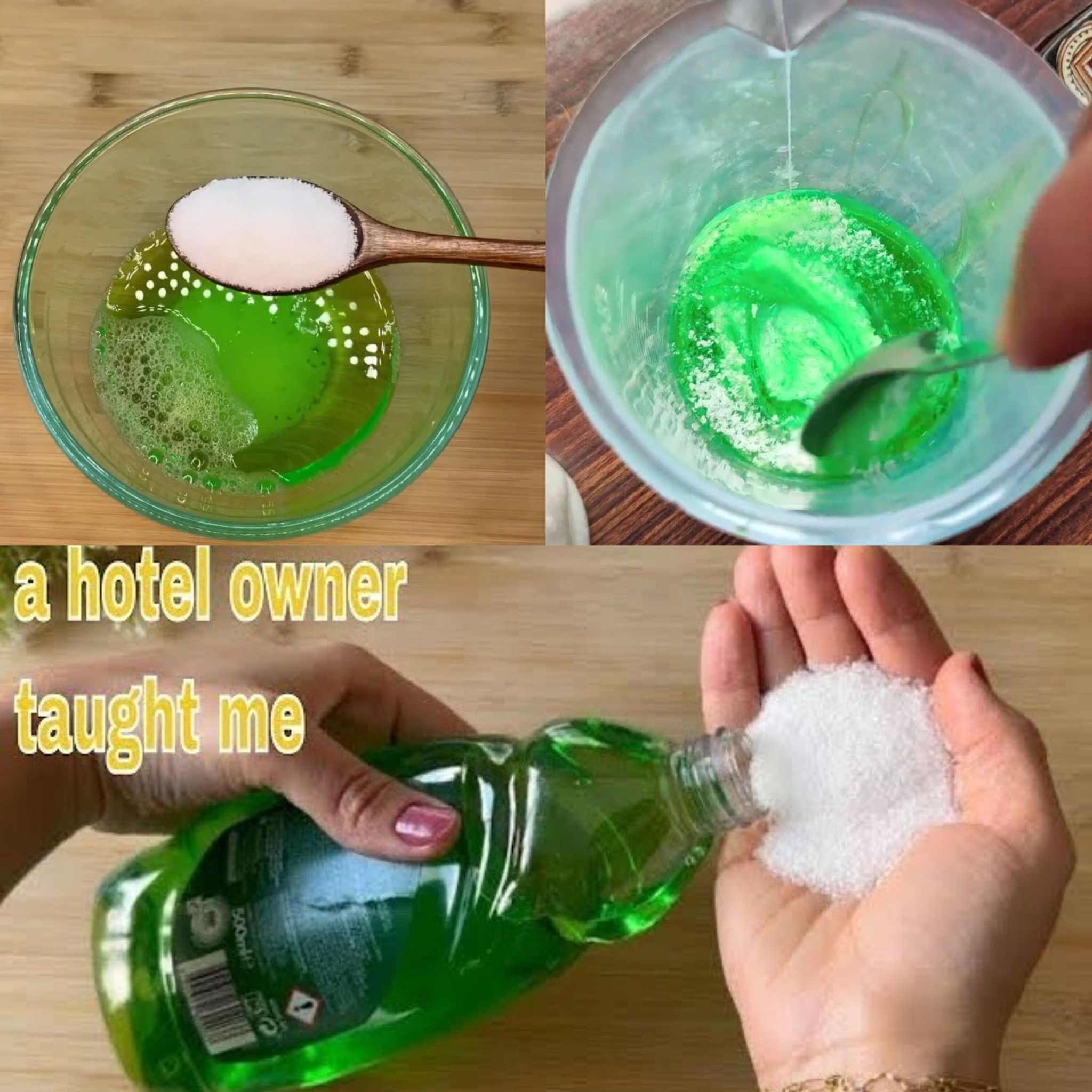 Mix Detergent with Salt You Will Not Believe the Incredible Result!