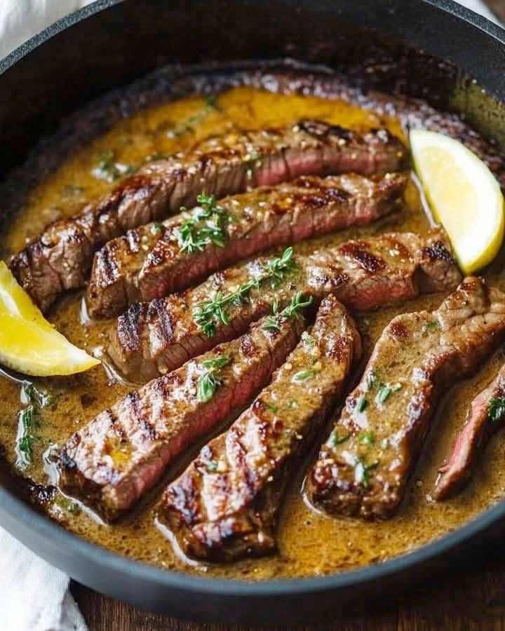 Pan-Seared Steak in Butter Sauce